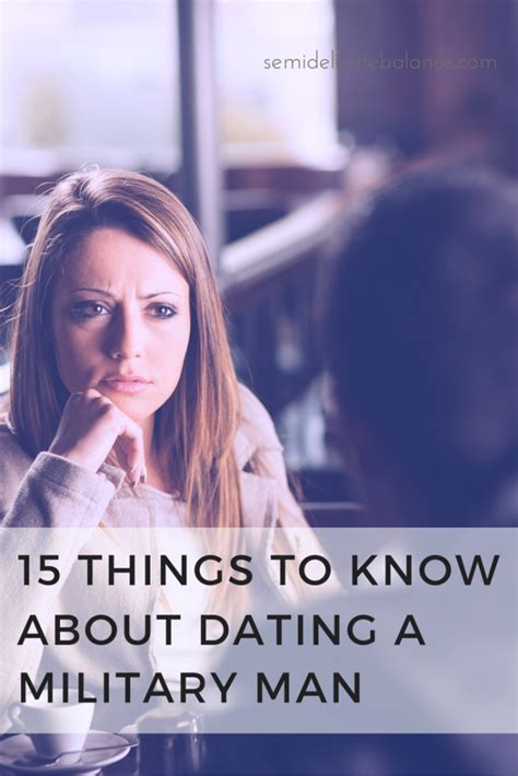 what to know when dating a military man